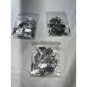 Lot Of 66 Owl Pendant Charms For Making Jewelry